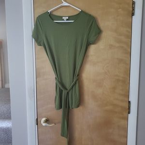 EUC J. Jill green stretch tie SP shirt